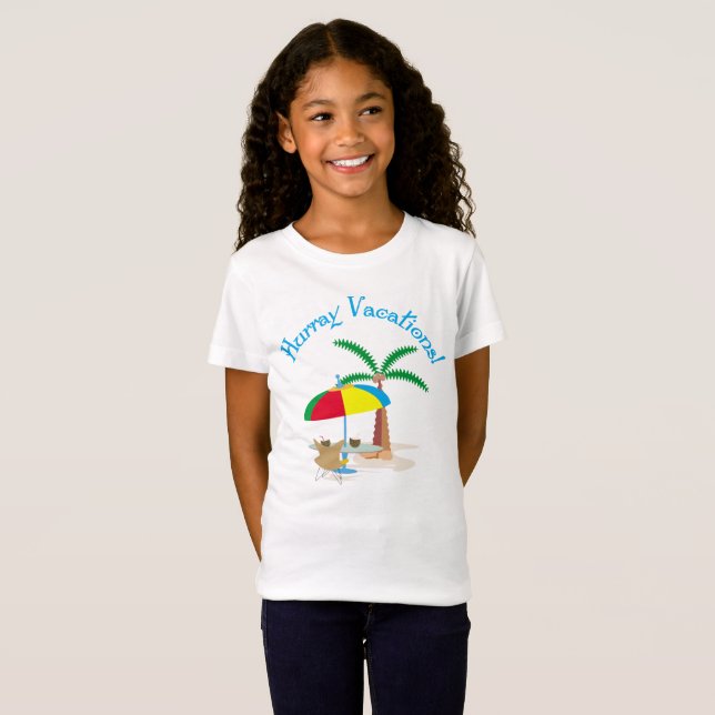 Camiseta Viva, férias! (Frente Completa)