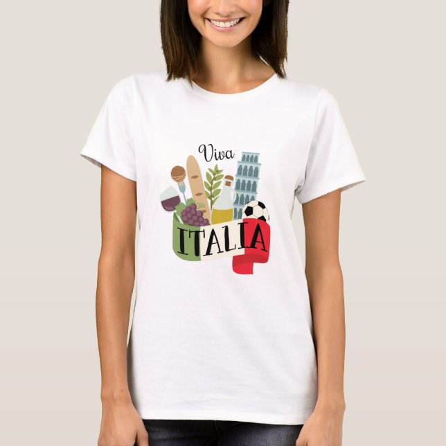 Camiseta Viva Italia (Frente)