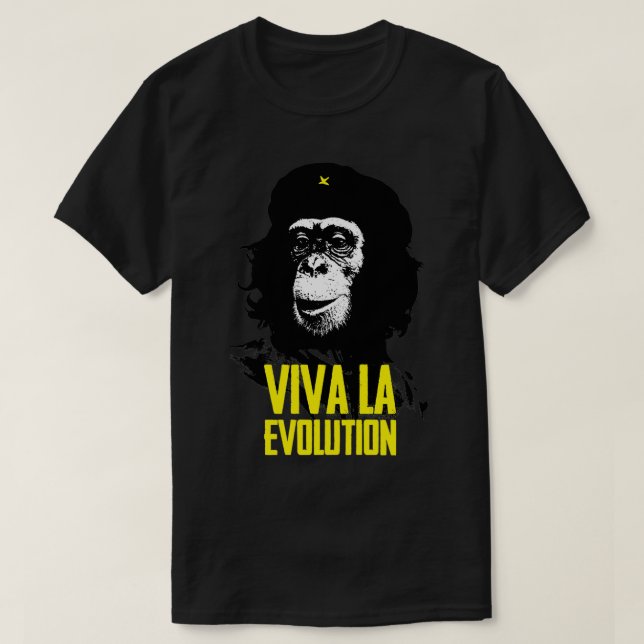 Camiseta Viva la Evolution (Frente do Design)
