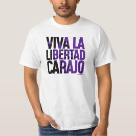 Camiseta Viva La Libertad Carajo Javier Milei Remera Shirt