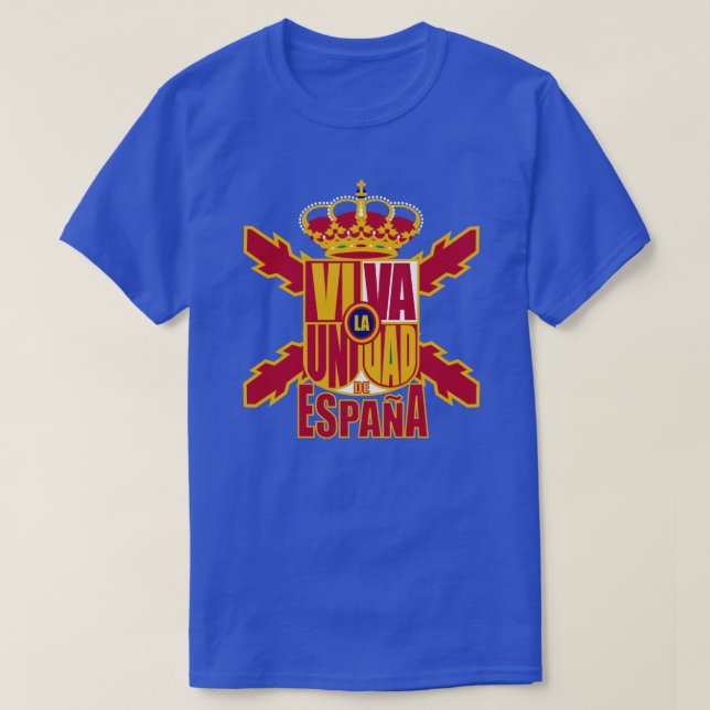 CAMISETA VIVA LA UNIDAD DE ESPAÑA (Frente do Design)