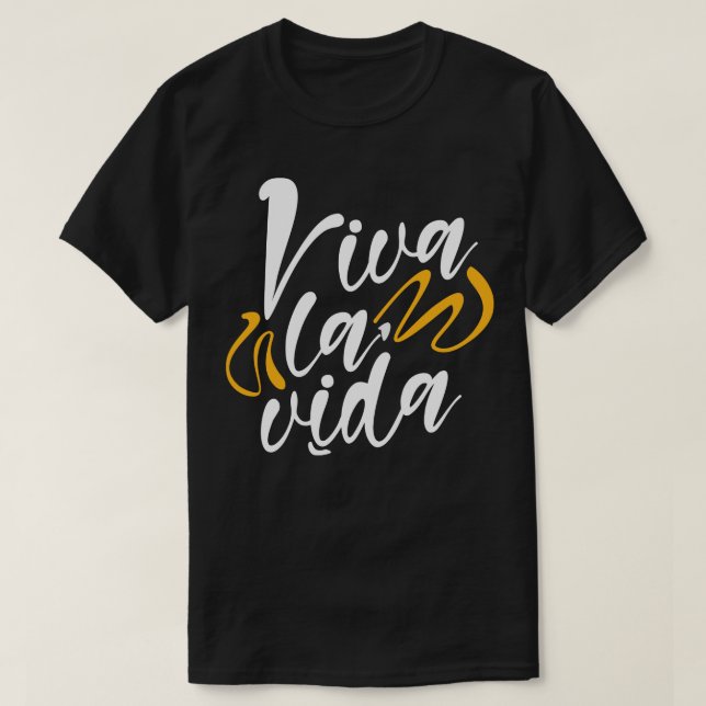 Camiseta Viva la vida (Frente do Design)