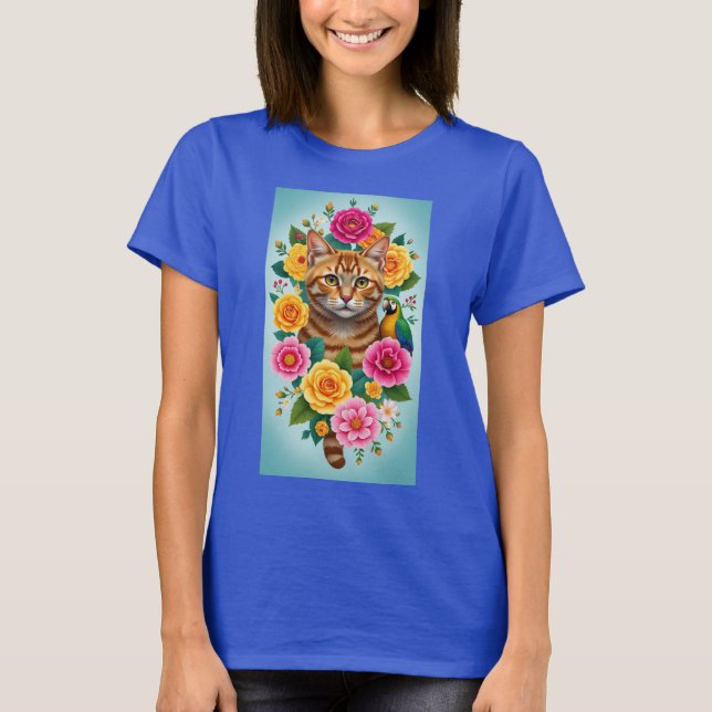 CAMISETA VIVA LA VIDA TIGER CAT (Frente)