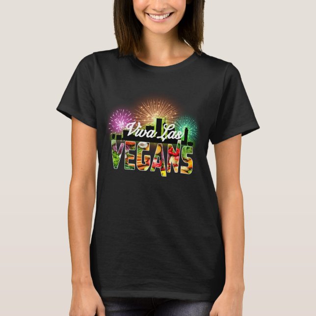 Camiseta Viva Las Vegans (Frente)