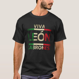 Camiseta Viva Leon Cabrones Guanajuato México Bandeira Mexi