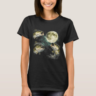Camiseta Viva Livre e Pescando Duro Patriótico Pescaria EUA