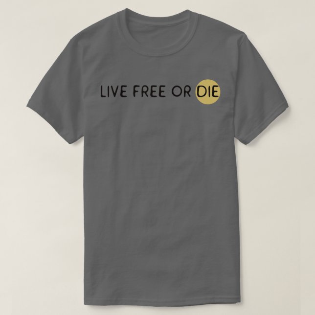 Camiseta Viva livre ou morra (Frente do Design)