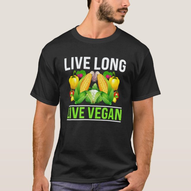 Camiseta Viva Longo Viva Vegano (Frente)