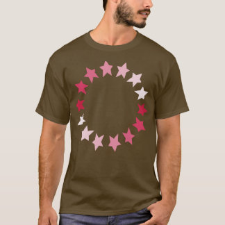 Camiseta Viva Magenta Circular Gráfico