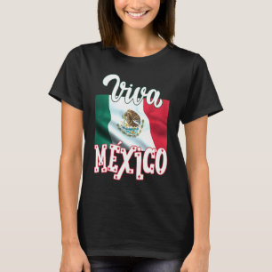 Camiseta Viva Mexica 16 de setembro Dia da Independência Mé
