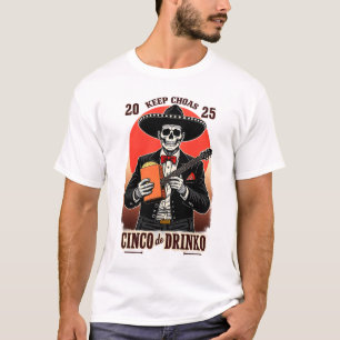 Camiseta Viva México 2025: Cinco Oficiais de Mayo Tee