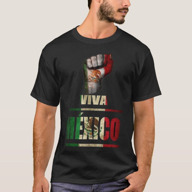 Camiseta Viva Mexico Cabrones And Christmas Mexico Women Ki (Frente)