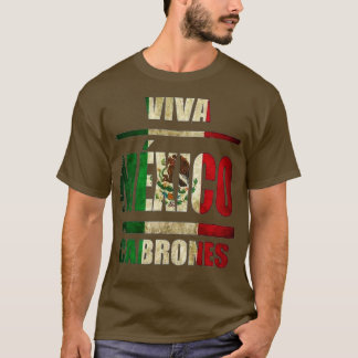 Camiseta Viva México Cabrones e natal méxico