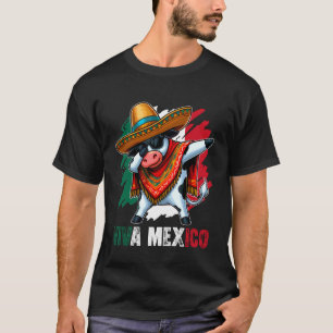 Camiseta Viva México Dia da Independência do México Vaca Da