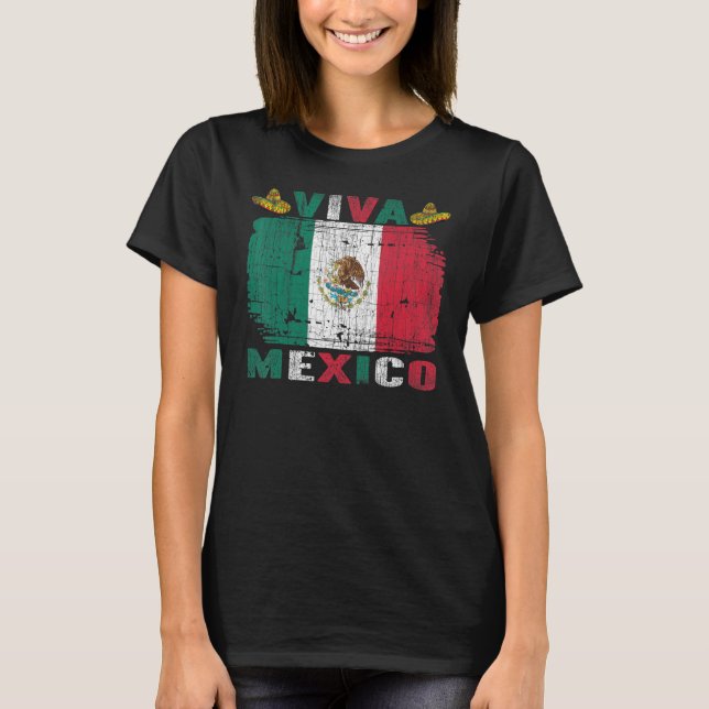 Camiseta Viva México Dia da Independência Mexicana I Love M (Frente)