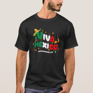 Camiseta Viva México Dia da Independência Mexicana I Love M