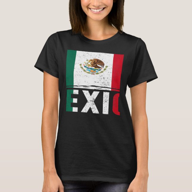 Camiseta viva mexico flag Pride Independence Day 16 Septemb (Frente)