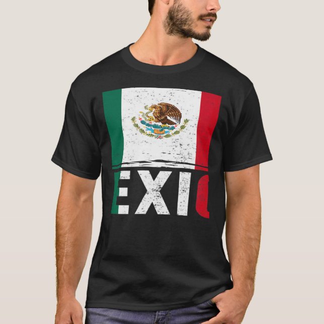 Camiseta viva mexico flag Pride Independence Day 16 Septemb (Frente)