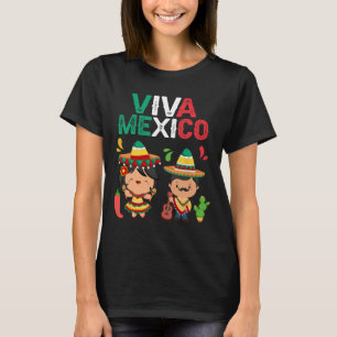 Camiseta Viva México Maracas Violão Bo da Independência Mex