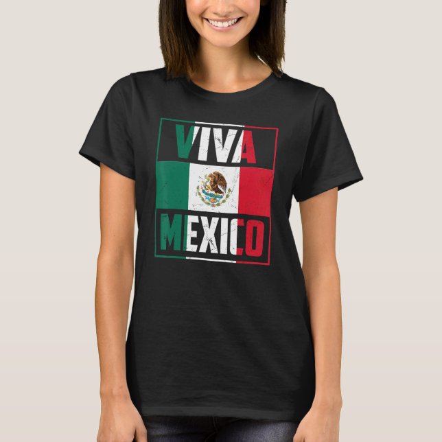 Camiseta Viva Mexico   Mexico Independence Day Decorations (Frente)