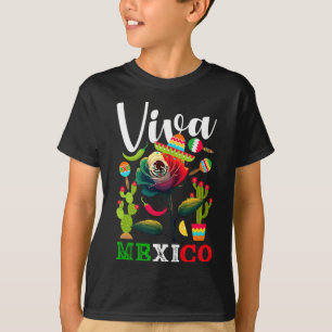 Camiseta Viva México orgulho mexicano bandeira México raíze