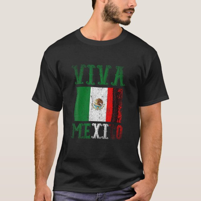 Camiseta Viva Mexico T Shirt (Frente)