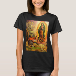 Camiseta Viva Nossa Senhora de Guadalupe Bonito Negro