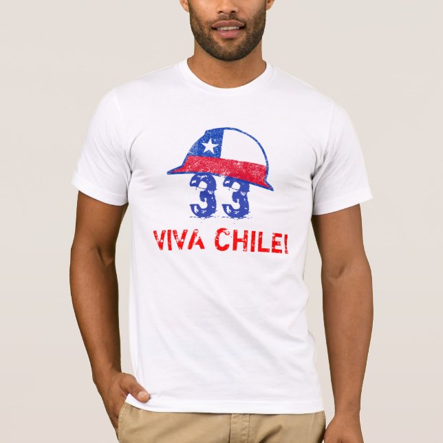 Camiseta Viva o Chile! (Frente)