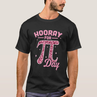 Camiseta Viva o Dia do Pi Professores de Matemática Leopard