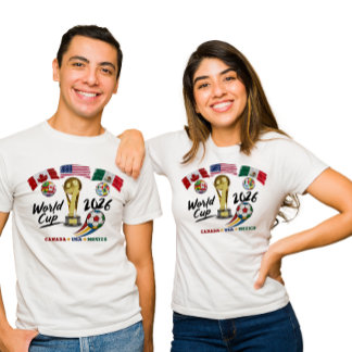 Camiseta Viva o Momento: Anfitriões da Copa do Mundo 2026