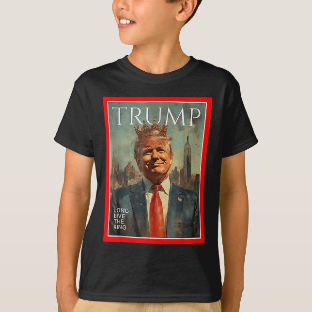 Camiseta Viva O Rei Trump (Frente)