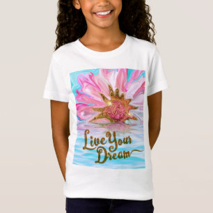 Camiseta Viva o seu sonho - poder de Rosa