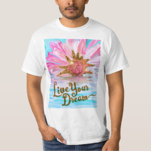 Camiseta Viva o seu sonho - poder de Rosa