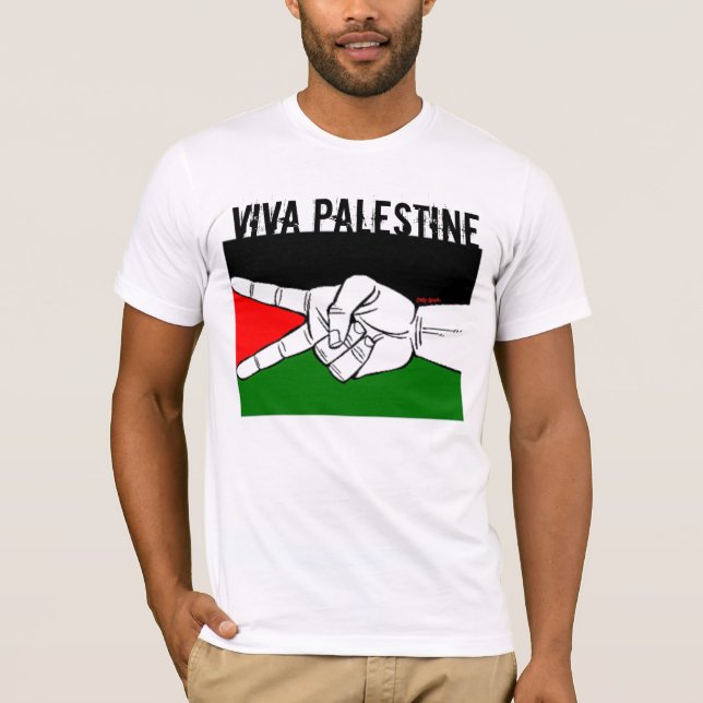 Camiseta viva Palestina (Frente)