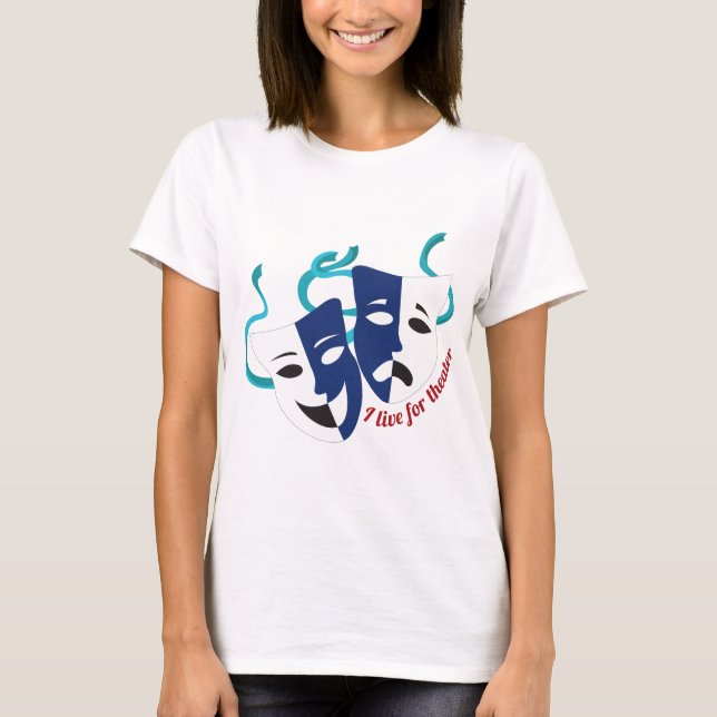 Camiseta Viva para o teatro (Frente)