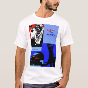 Camiseta Viva para scoot, Scoot para viver