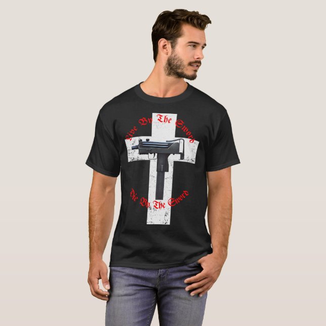Camiseta Viva pela espada; Morra pela espada (Frente Completa)