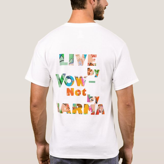 Camiseta Viva pelo voto: branco (Verso)