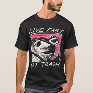 Camiseta Viva Rápido! Coma Lixo!