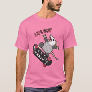 Camiseta Viva Rápido Coma Lixo