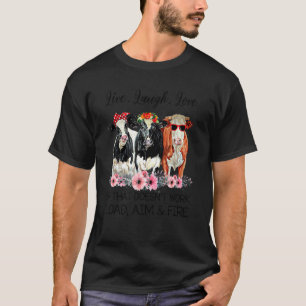Camiseta Viva Ria Ama Se Isso Não Funcionar Carregue Mire &