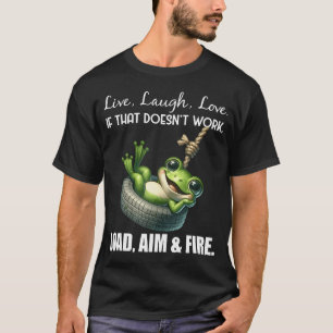 Camiseta Viva Ria Ama Se Isso Não Funcionar Carregue Mire D