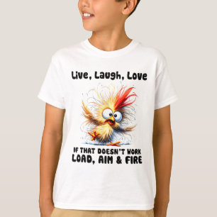 Camiseta Viva Ria Ame Se Isso Não Carregar Mire Fogo _1