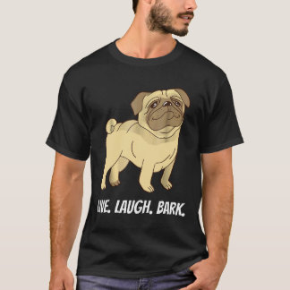 Camiseta Viva Ria Late Chistoso Para Donos de Cachorro Pug