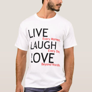 Camiseta viva risada amor