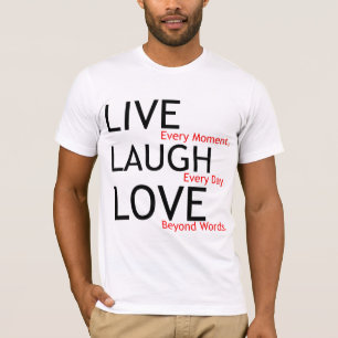 Camiseta viva risada amor