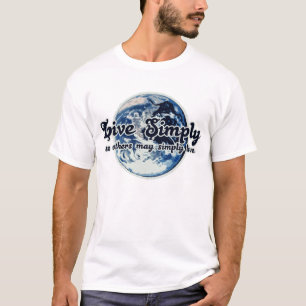Camiseta Viva simplesmente para que outros simplesmente viv