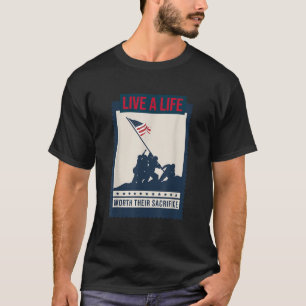 Camiseta Viva Uma Vida Que Vale A Pena O Seu Sacrifício Vet