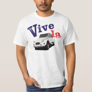 Camiseta Vive la 2CV - em 29 opções de cores