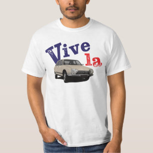 Camiseta Vive la Citroën GS Berline - 18 opções de cor